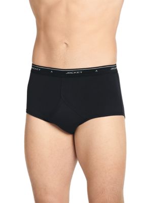Jockey Menâs Classic Boxer Brief-3 pack + 1 Bonus Pair, Black, 40