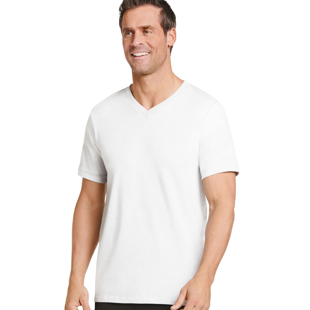 Big & Tall Tag-Free V-Neck T-shirt 2 -Pack