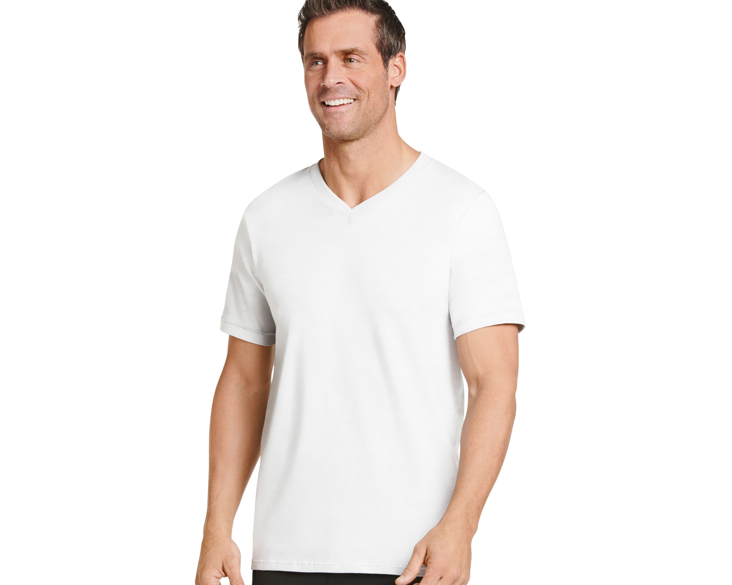 Big & Tall Tag-Free V-Neck T-shirt 2 -Pack