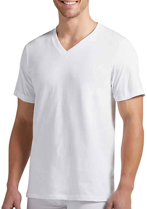 Jockey® Big & Tall Tag-Free V-Neck T-shirt 2 -Pack | belk
