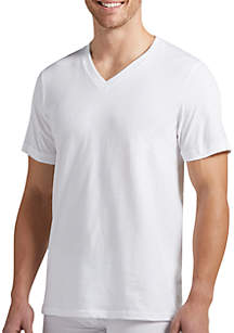 Jockey® Big & Tall Tag-Free V-Neck T-shirt 2 -Pack | belk