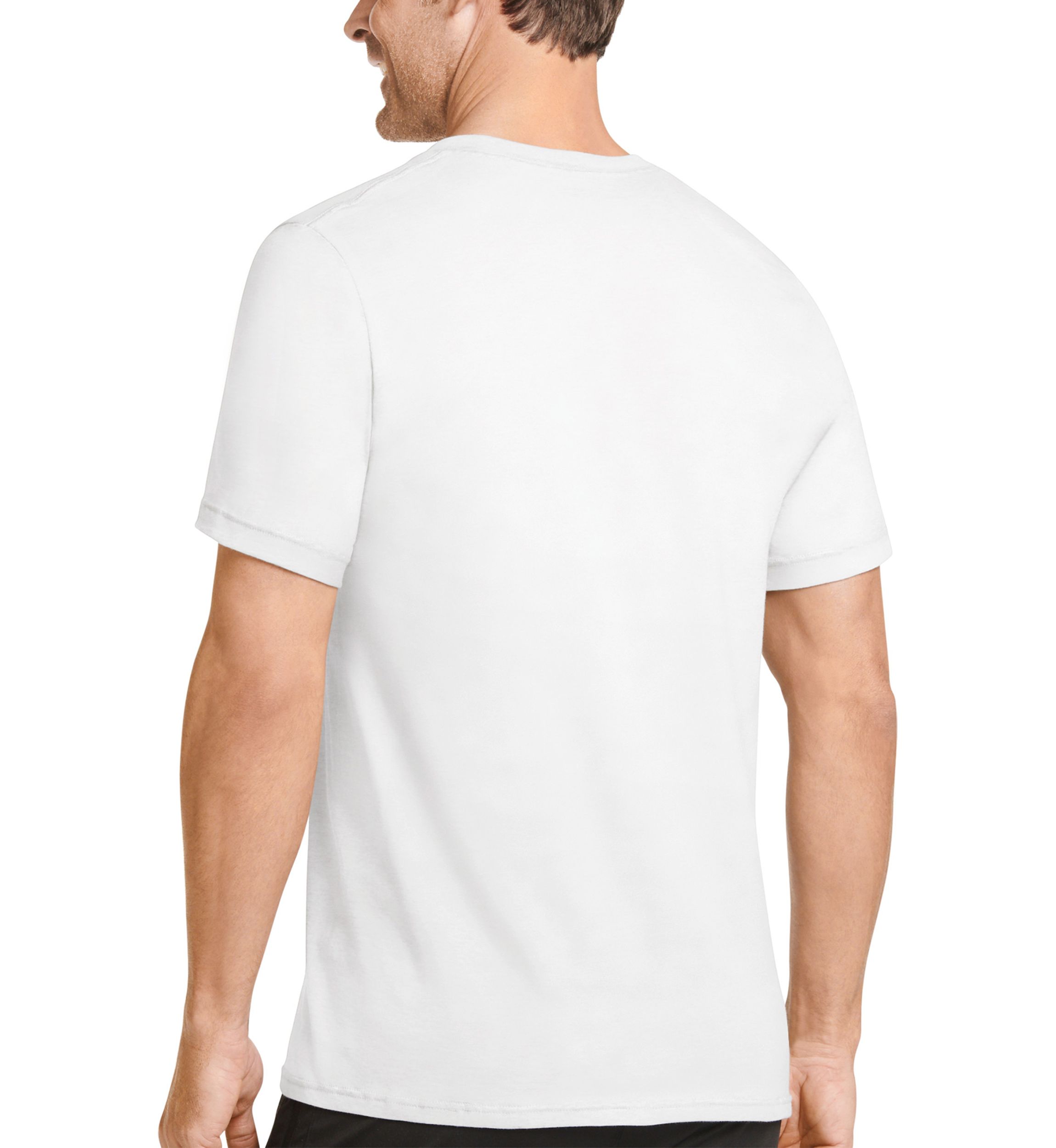 Big & Tall Tag-Free V-Neck T-shirt 2 -Pack