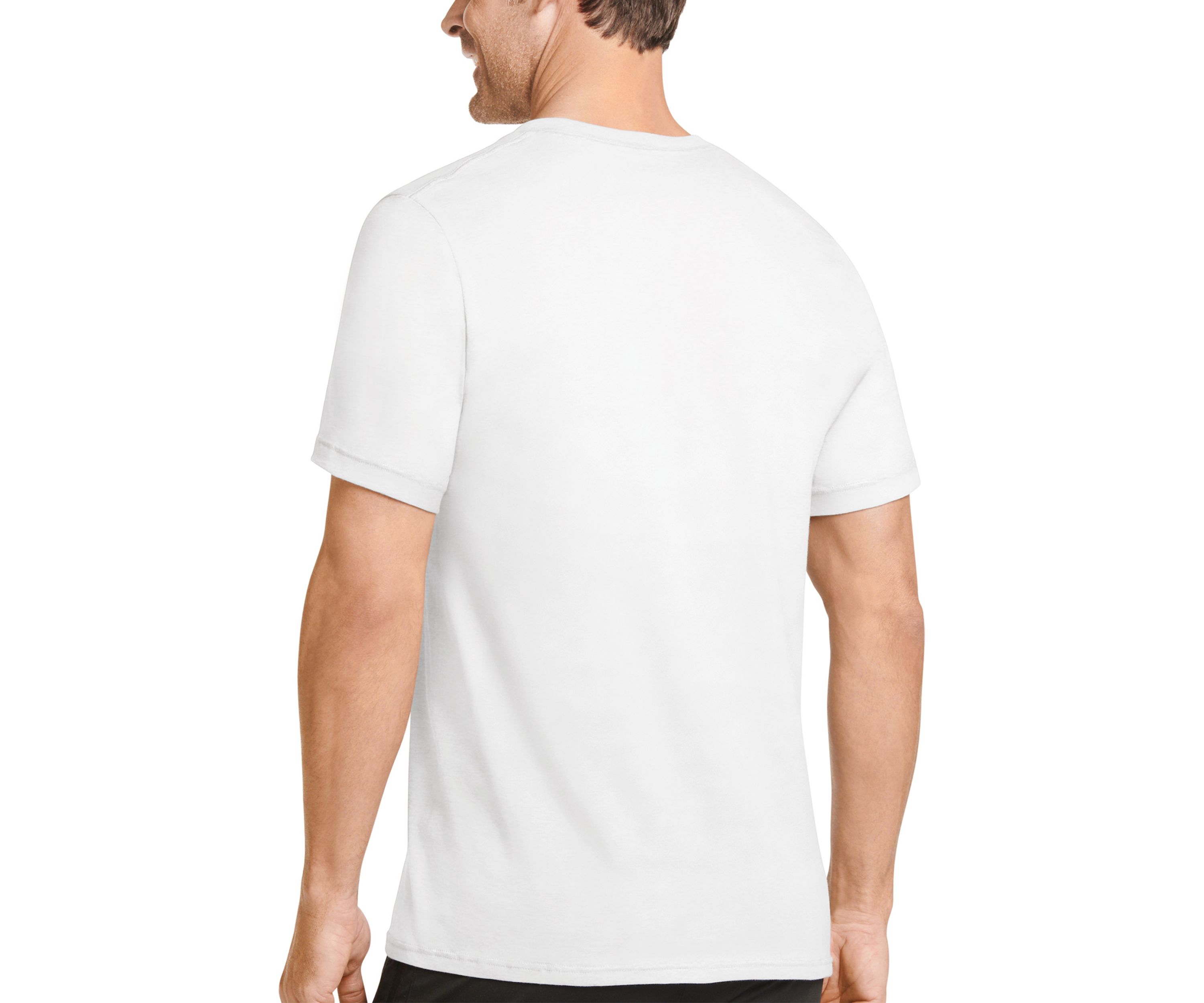 Big & Tall Tag-Free V-Neck T-shirt 2 -Pack