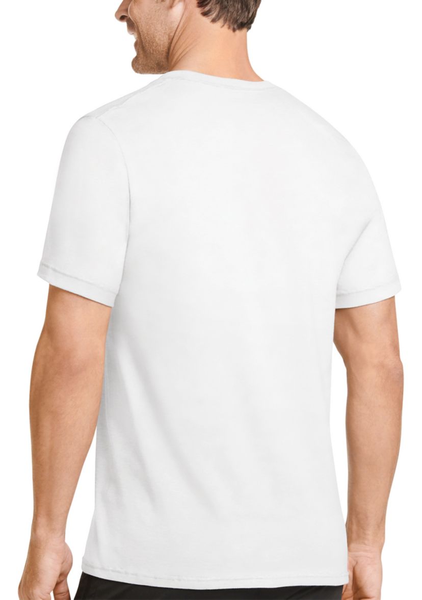 Big & Tall Tag-Free V-Neck T-shirt 2 -Pack