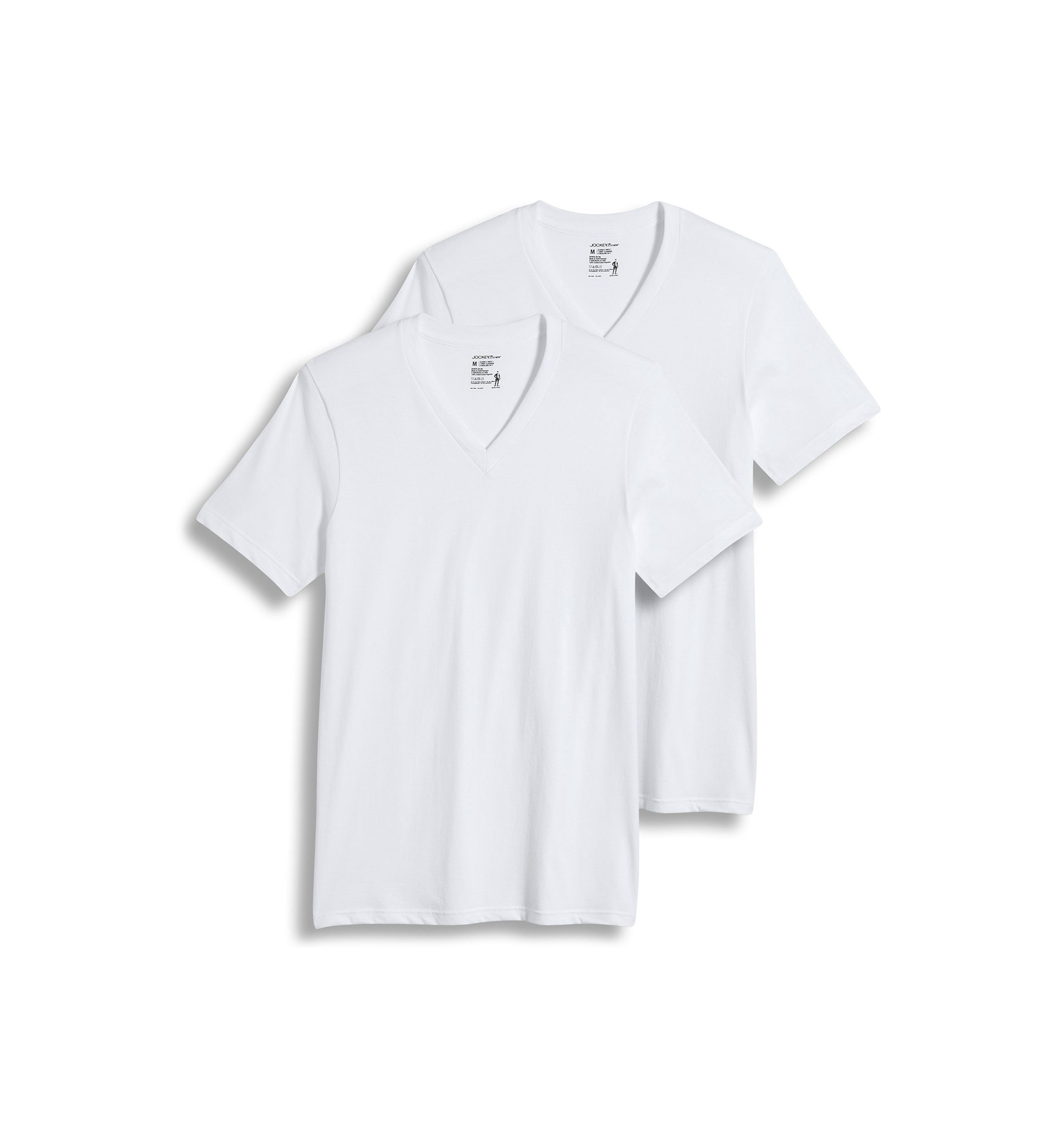 Big & Tall Tag-Free V-Neck T-shirt 2 -Pack