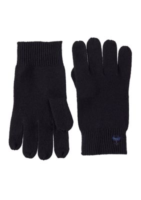 Brooks Brothers Men's Wool and Cashmere Knit Gloves