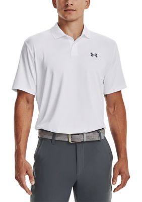 Under Armour Big & Tall Men's Matchplay Polo, White, 3XL