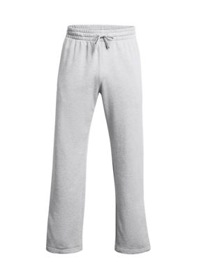 Under Armour Big & Tall Men's Rival Fleece Pants, Gray, 4XL