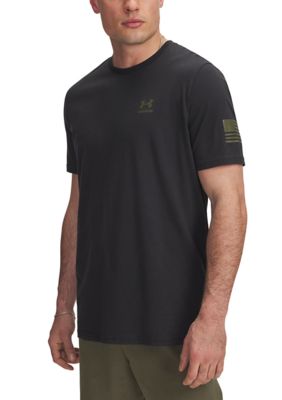 Under Armour Big & Tall Men's Freedom Flag T-Shirt, Black, 2XL Tall
