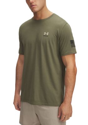 Under Armour Big & Tall Men's Freedom Flag T-Shirt, Green, 3XL Tall
