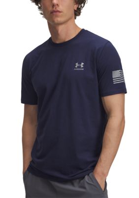 Under Armour Big & Tall Men's Freedom Flag T-Shirt, Navy Blue, 3XL Tall