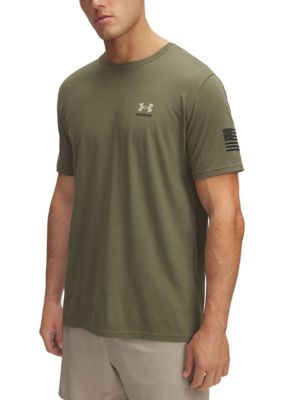Under Armour Men's Freedom Flag T-Shirt, Green, 3XL