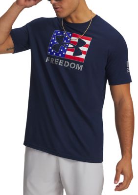 Under Armour Big & Tall Men's Freedom Logo T-Shirt, Navy Blue, 3XL