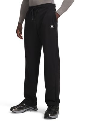 Under Armour Big & Tall Men's Rival Fleece Pants, Black, MT