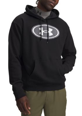 Under Armour Big & Tall Men's Rival Fleece Hoodie, Pink, MT