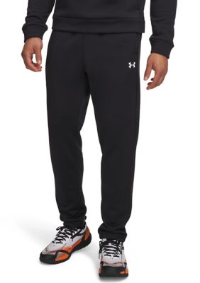 Under Armour Big & Tall Men's Armour Fleece Pants, Black, 2XL Tall