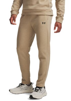 Under Armour Big & Tall Men's Armour Fleece Twist Pants, Brown, MT