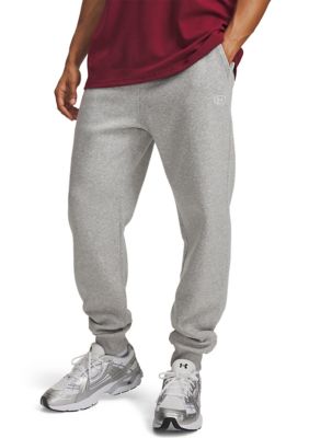Under Armour Big & Tall Men's Rival Fleece Jogger, Gray, LT