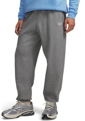 Under Armour Big & Tall Men's Rival Fleece Jogger, Gray, 2XL Tall