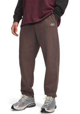 Under Armour Big & Tall Men's Rival Fleece Jogger, Brown, 2XL Tall