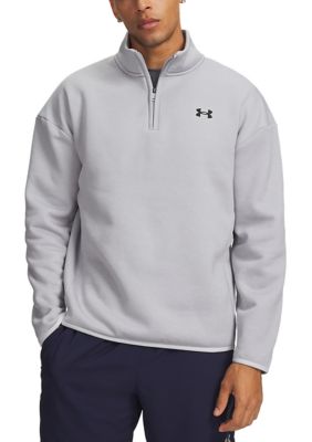 Under Armour Big & Tall Men's Armour Fleece® Twist 1/4 Zip, Gray, MT