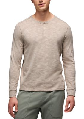 prAna Men's Ronnie Henley II Shirt, Large