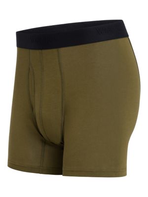 Wrangler Men's 6 Pack Cotton Stretch Boxer Briefs, 2XL