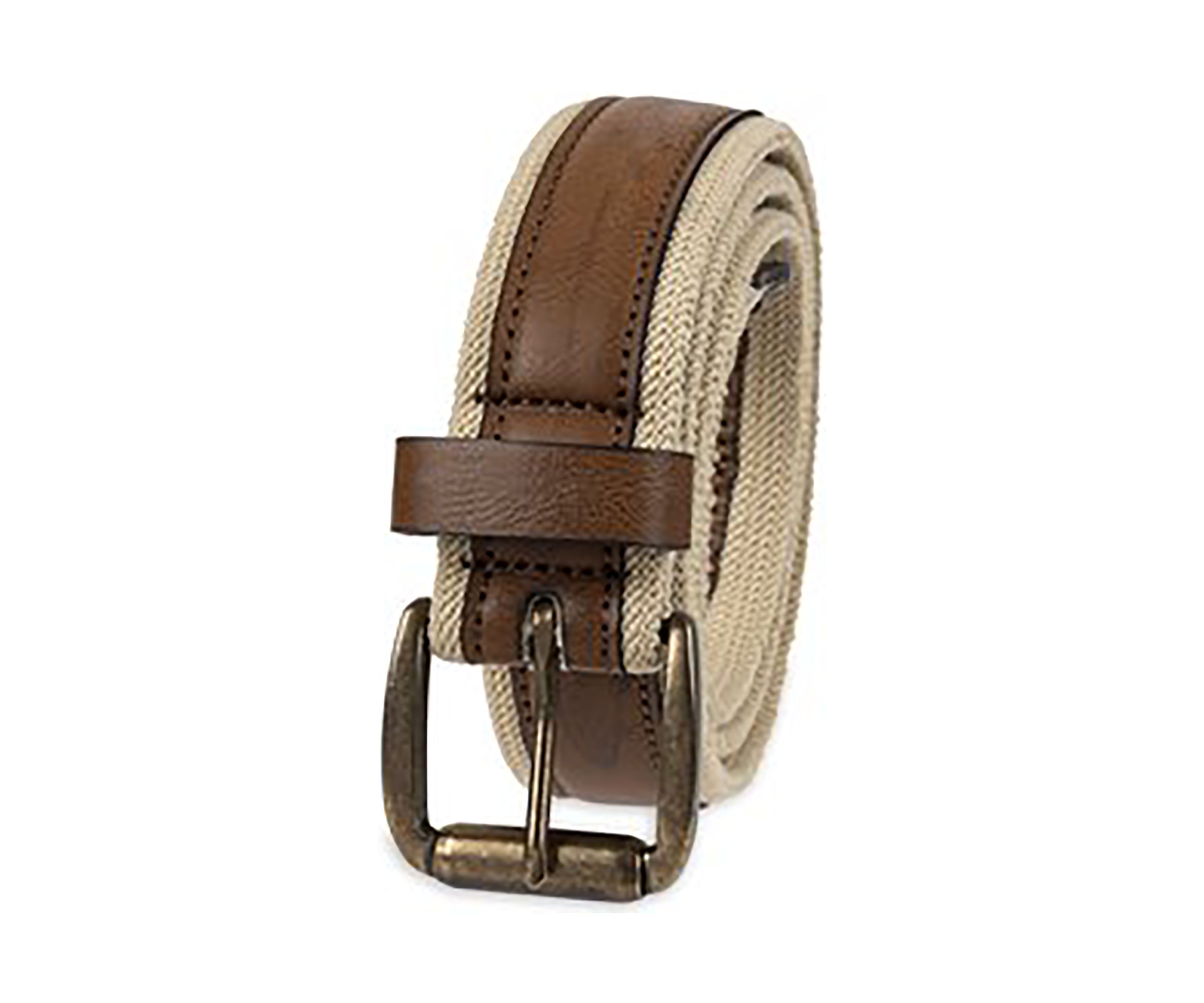 Leather Stripe Belt 