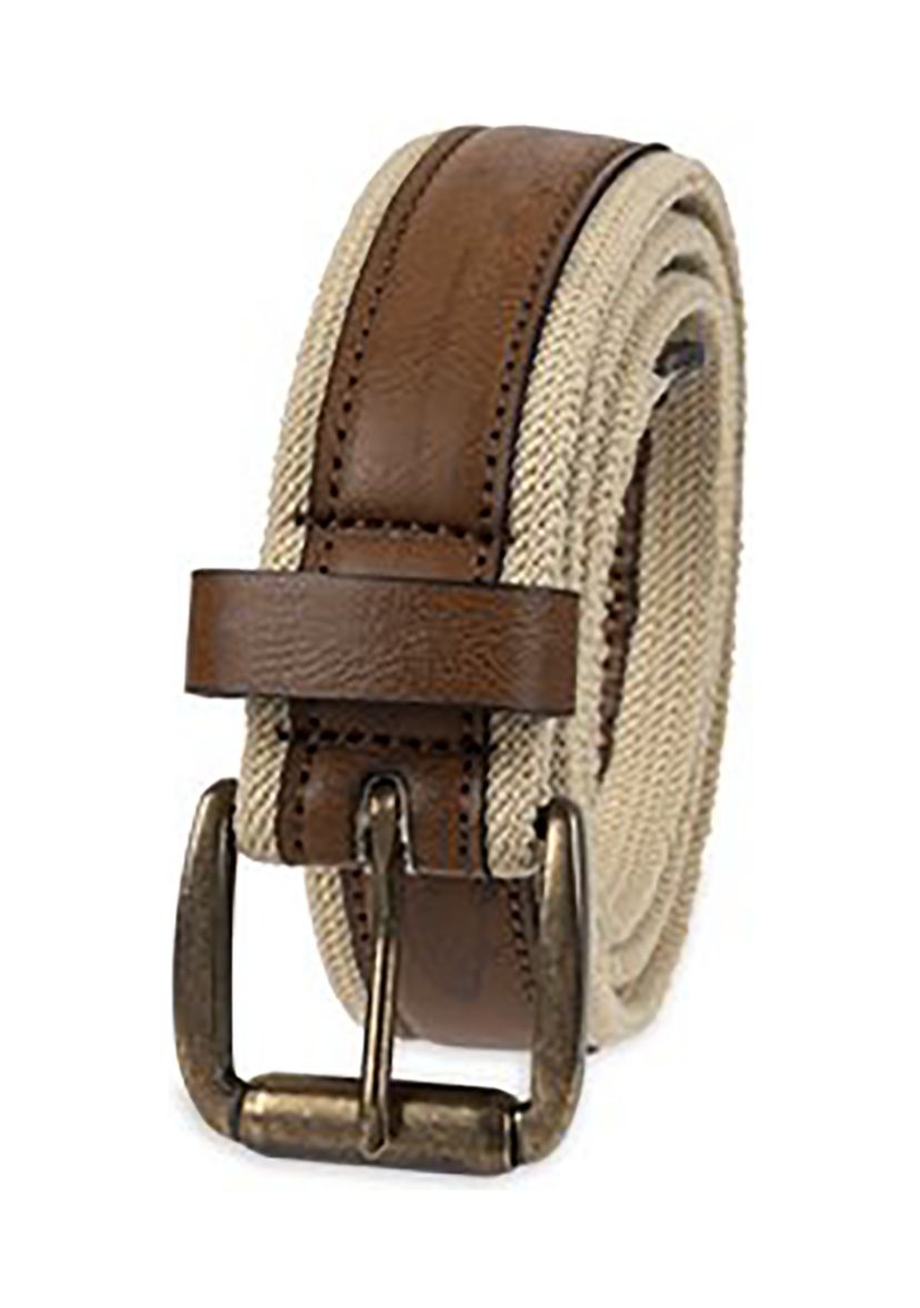 Leather Stripe Belt 