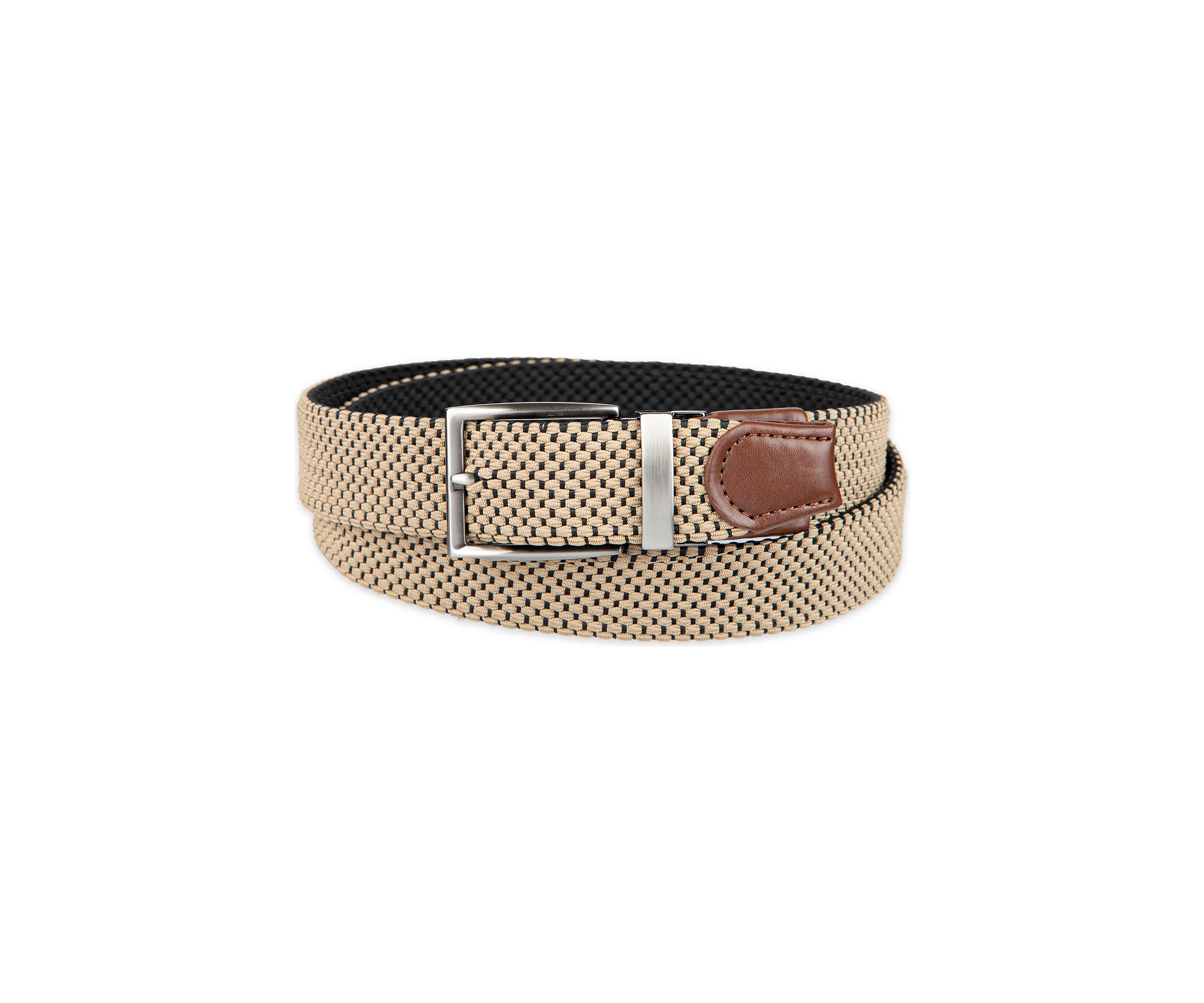 Stretch Reversible Fabric Web Belt