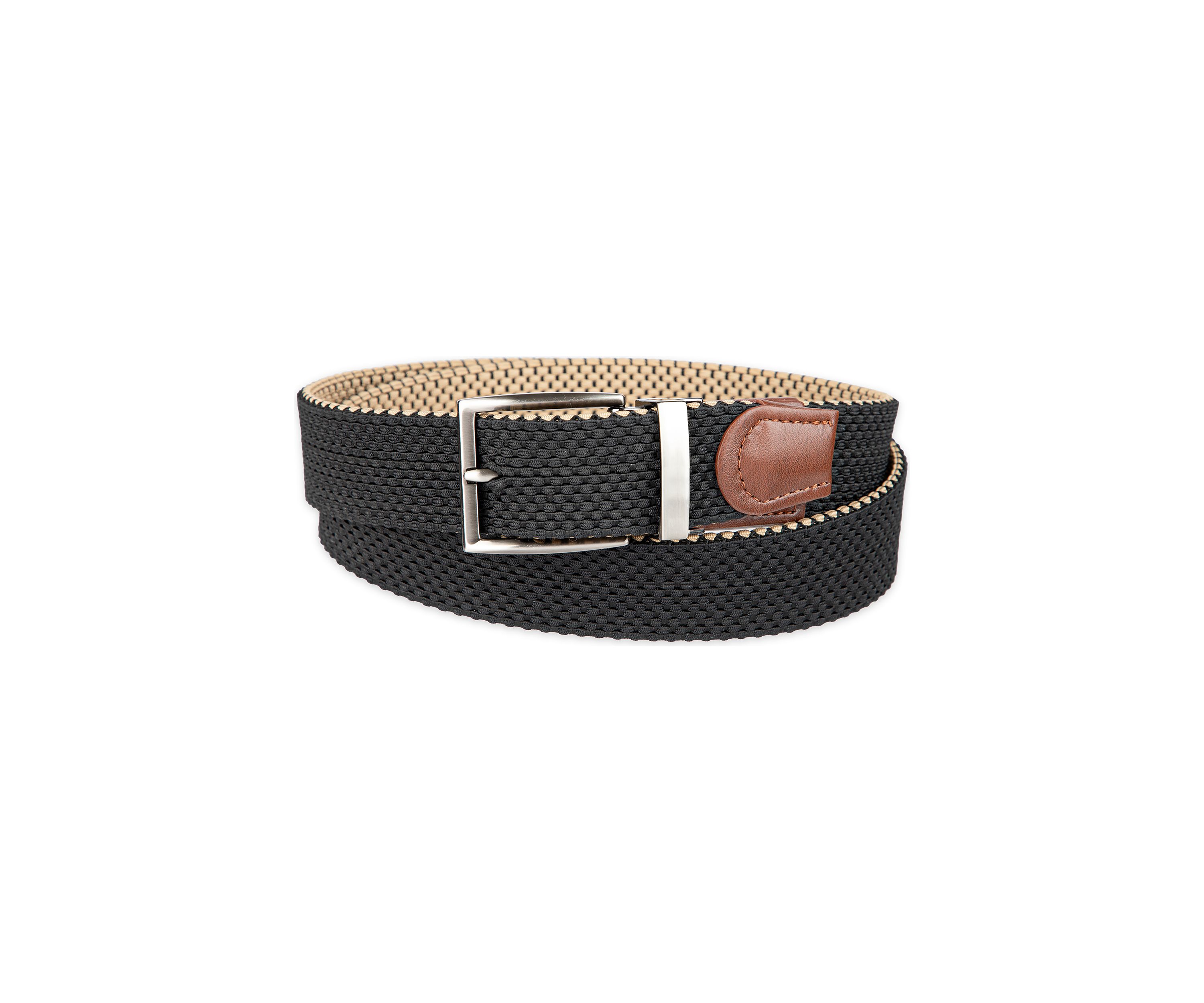 Stretch Reversible Fabric Web Belt