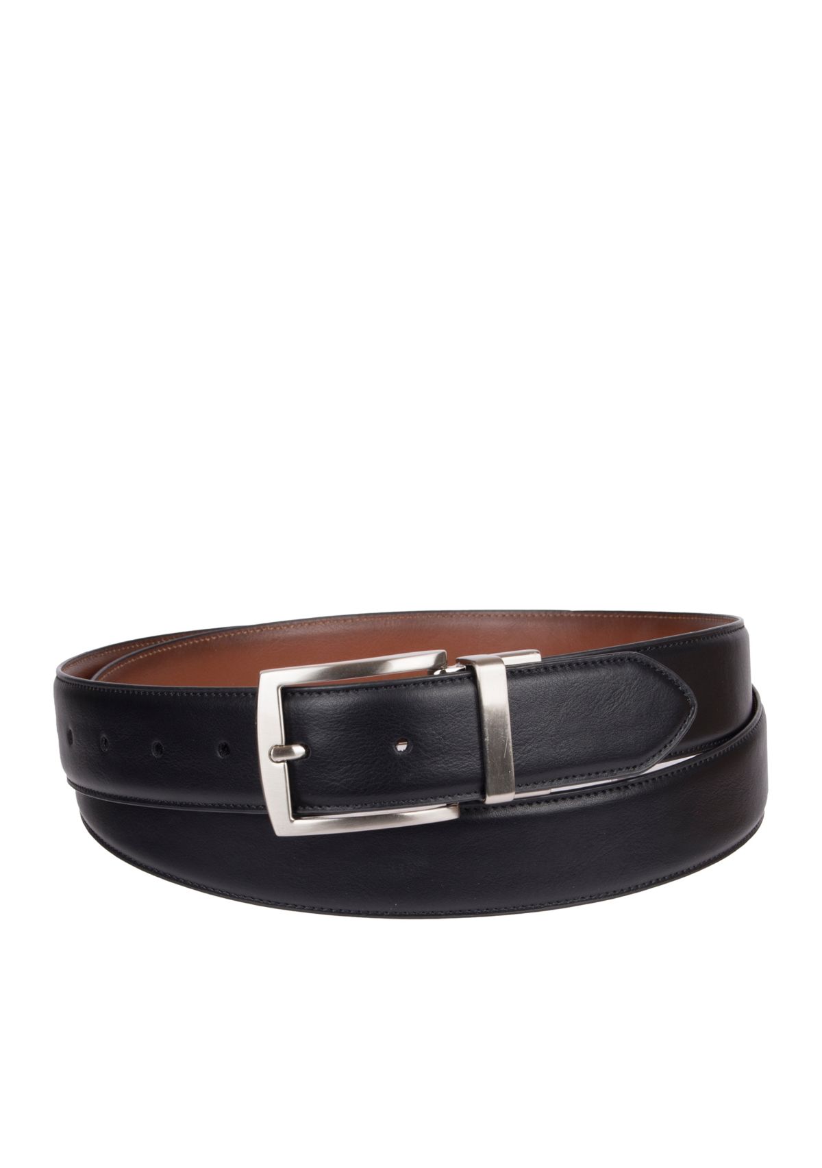 Big & Tall Stretch Reverse Mens Leather Belt