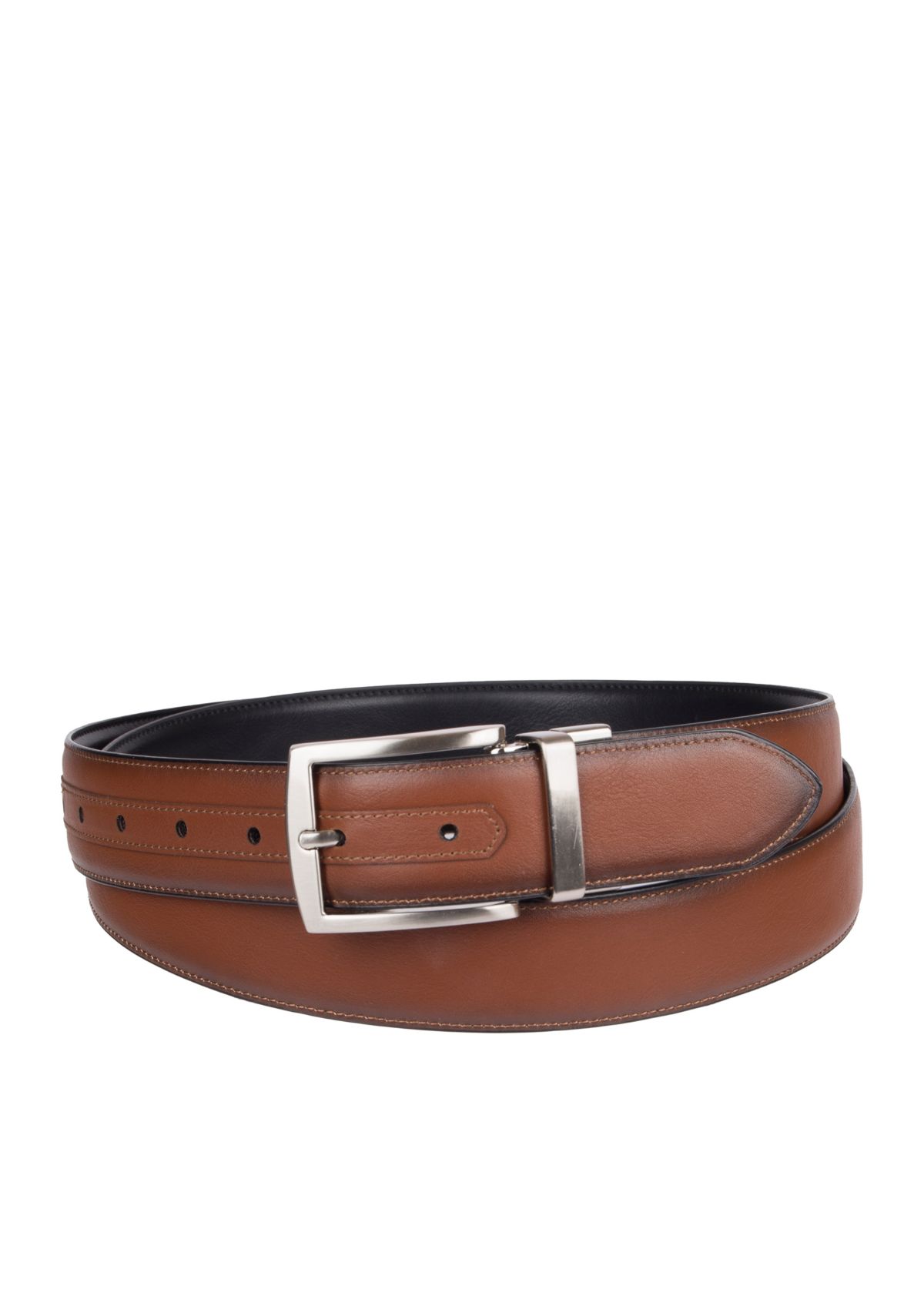 Big & Tall Stretch Reverse Mens Leather Belt