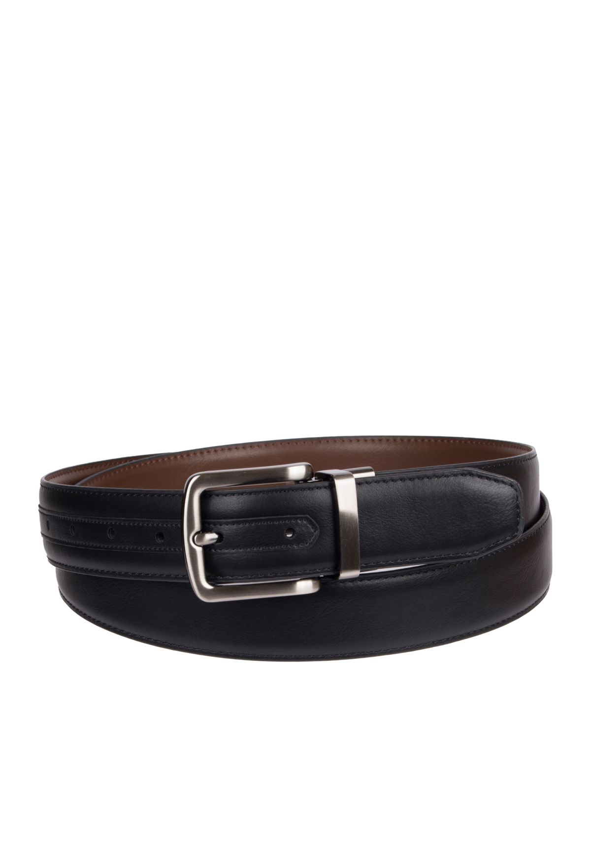 Big & Tall Stretch Reverse Mens Leather Belt