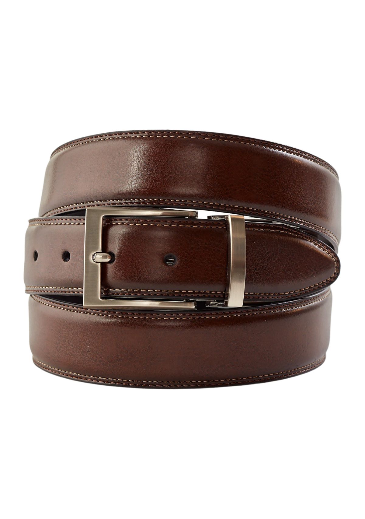 Big & Tall Tan/Black Reversible Belt 