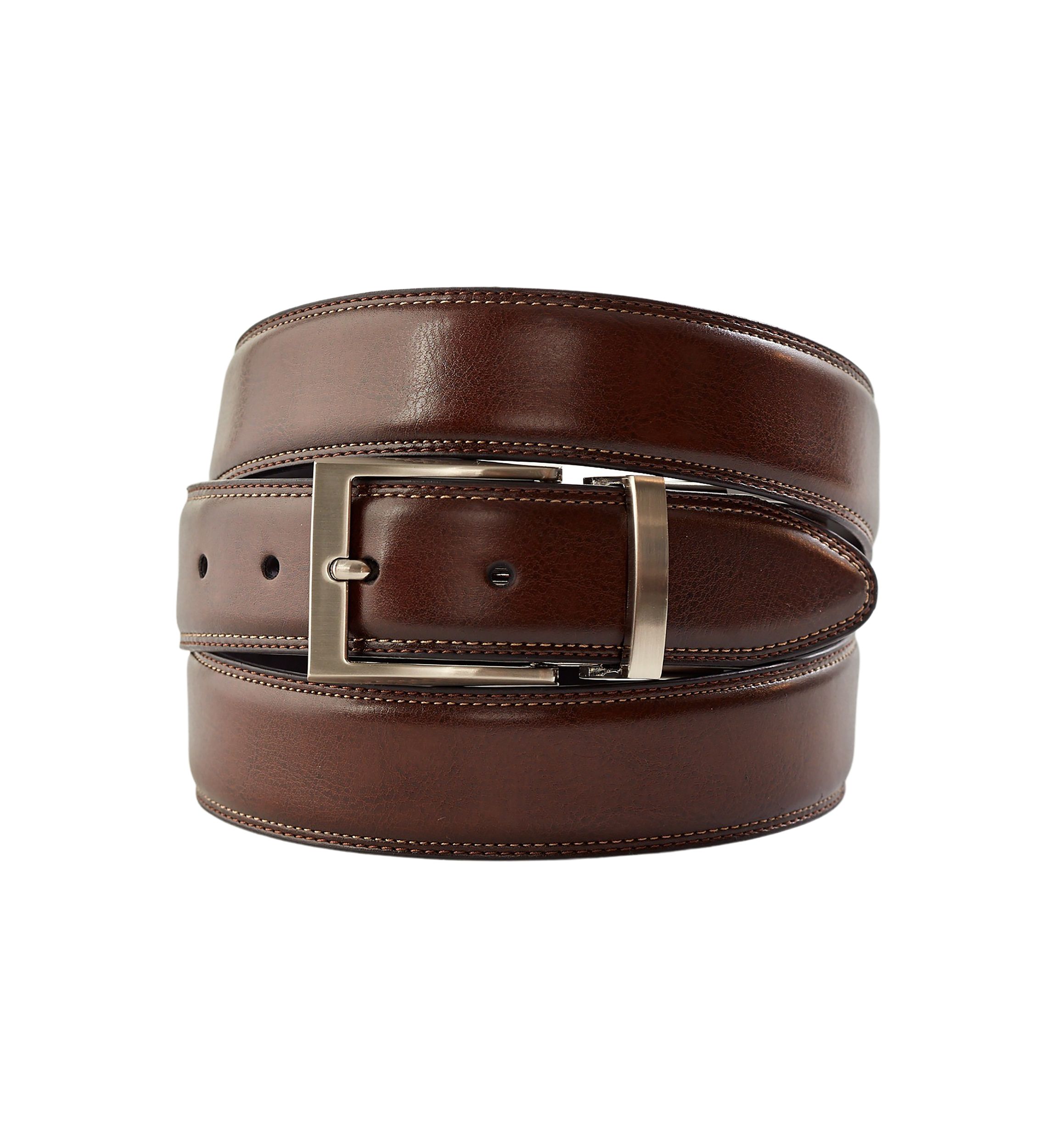 Big & Tall Tan/Black Reversible Belt 