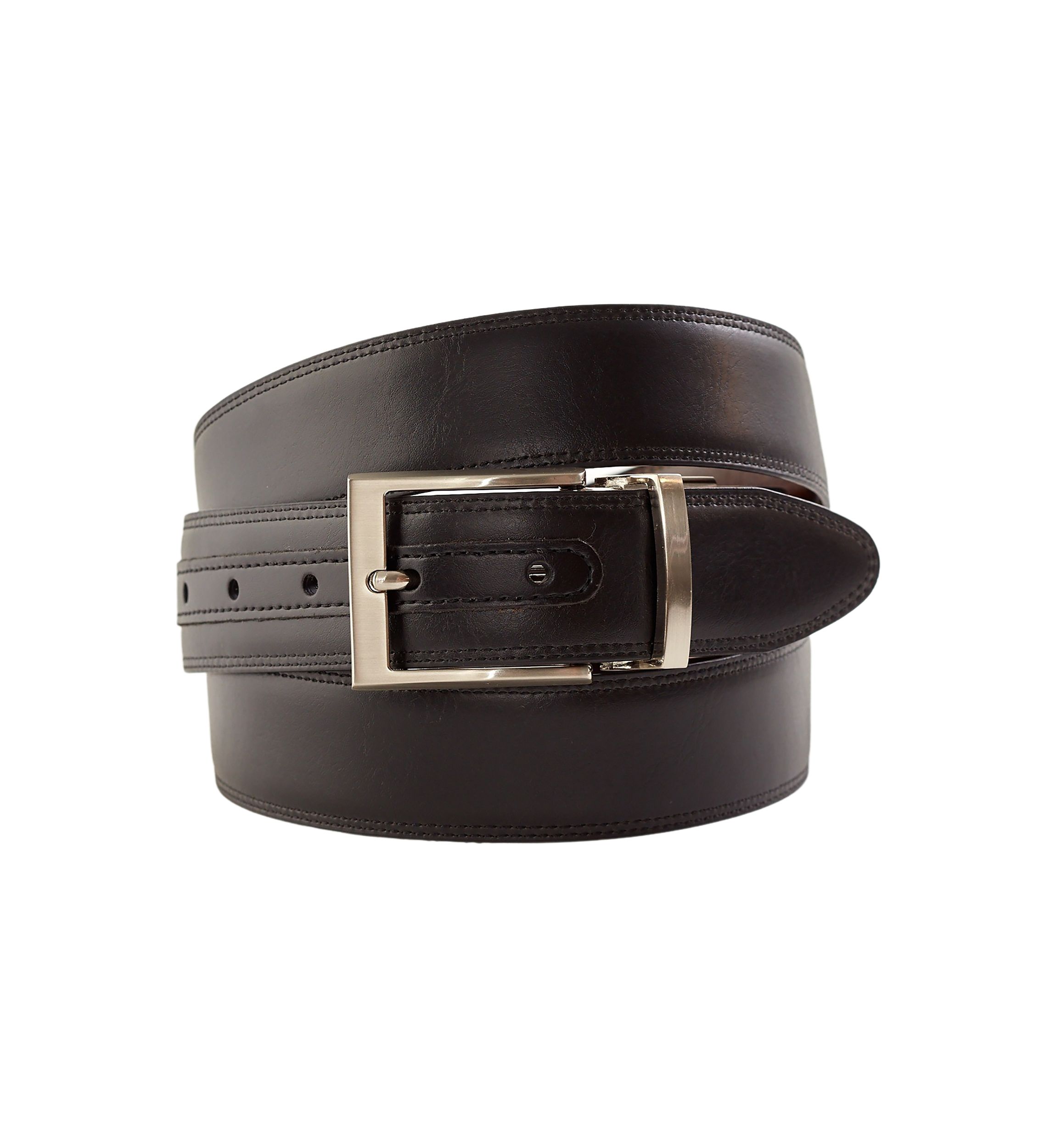 Big & Tall Tan/Black Reversible Belt 