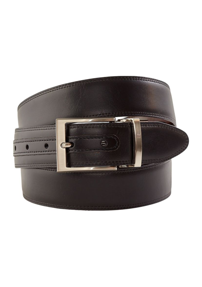 Big & Tall Tan/Black Reversible Belt 
