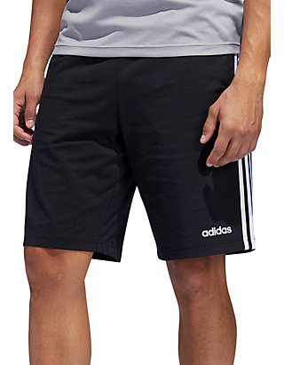 Essential 3-Stripe Black Shorts