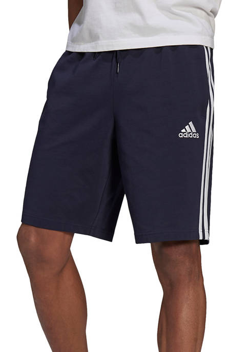adidas Basic 3 Stripe Navy Shorts