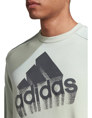adidas Essential Brand Love Crew Neck Sweatshirt | belk