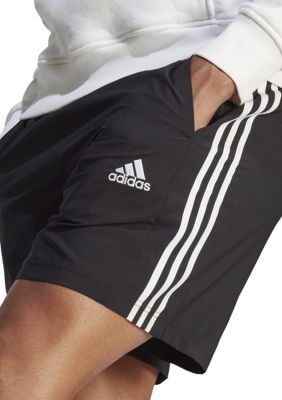  adidas Mens Shorts Essentials 3 Stripe Shorts Woven 3 Stripe  Gym Running Shorts (S, Black) : Clothing, Shoes & Jewelry