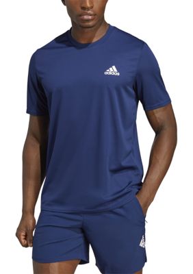 adidas Men's Essentials 3-stripes Tee, White/Black, X-Small at  Men's  Clothing store