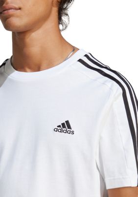 Essentials 3 Stripes Regular Fit Logo Graphic T-Shirt