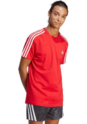 Essentials Single Jersey 3 Stripes T-Shirt