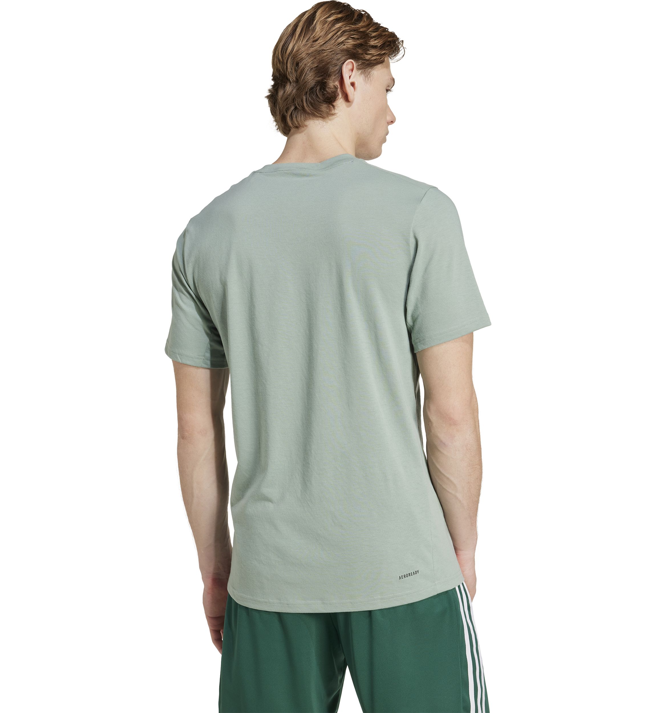 Three Stripe Logo Front Graphic T-Shirt