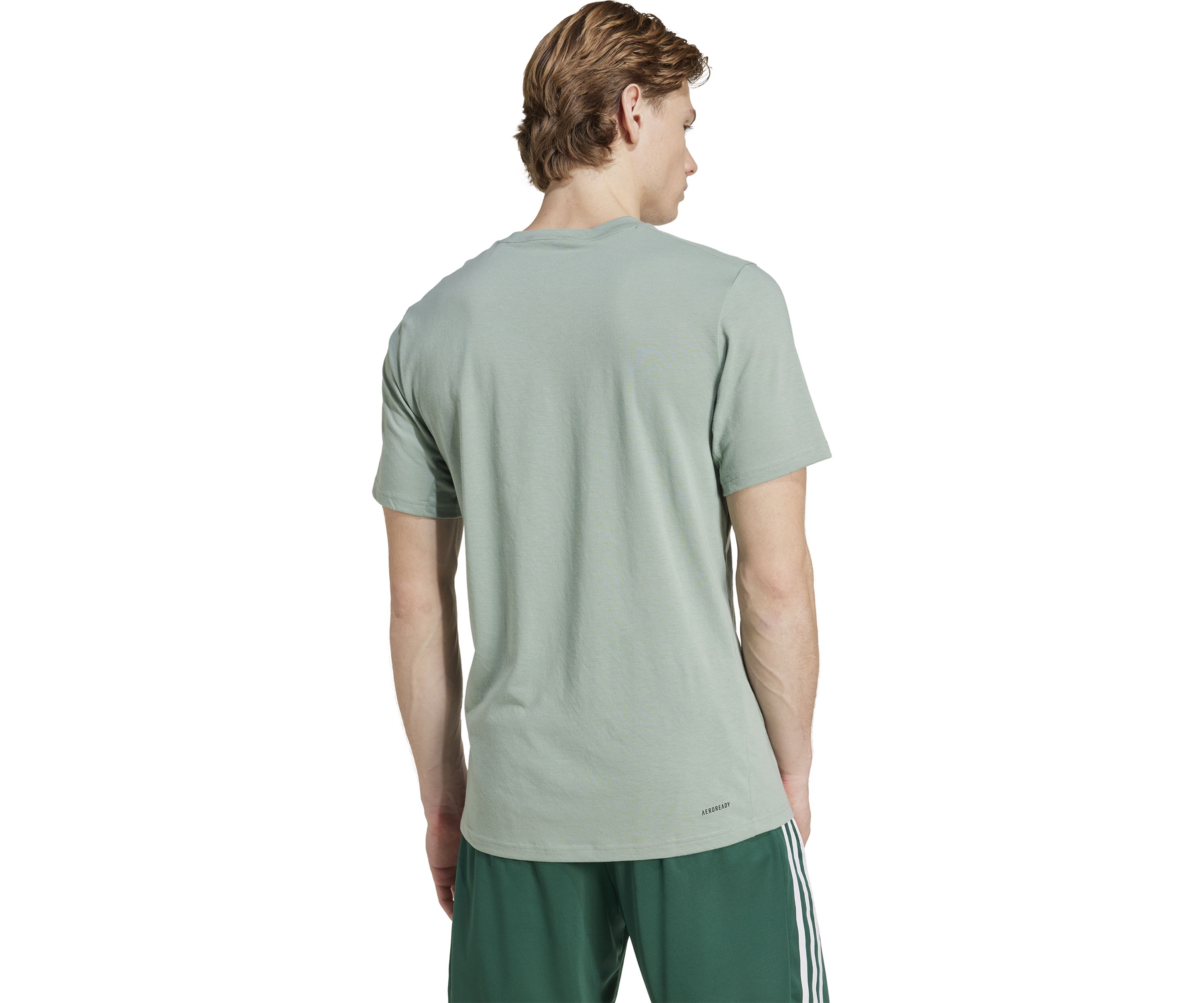 Three Stripe Logo Front Graphic T-Shirt