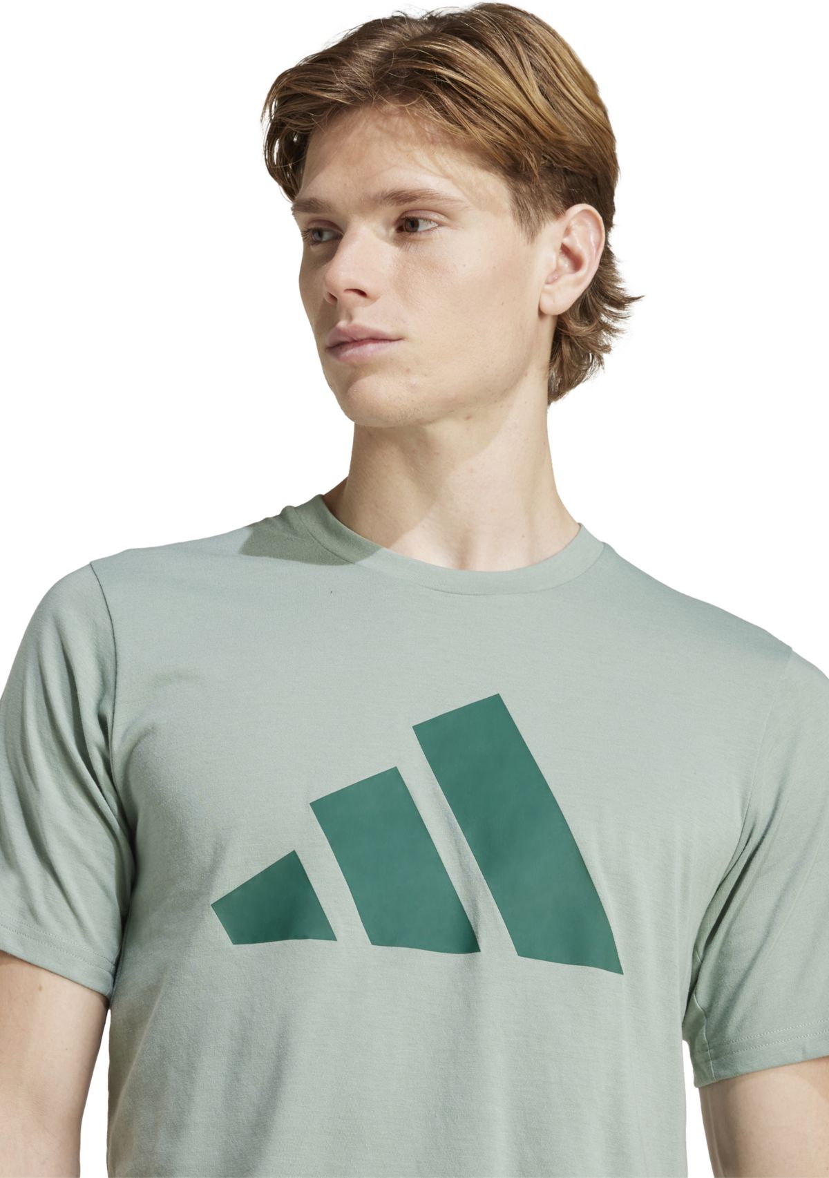 Three Stripe Logo Front Graphic T-Shirt