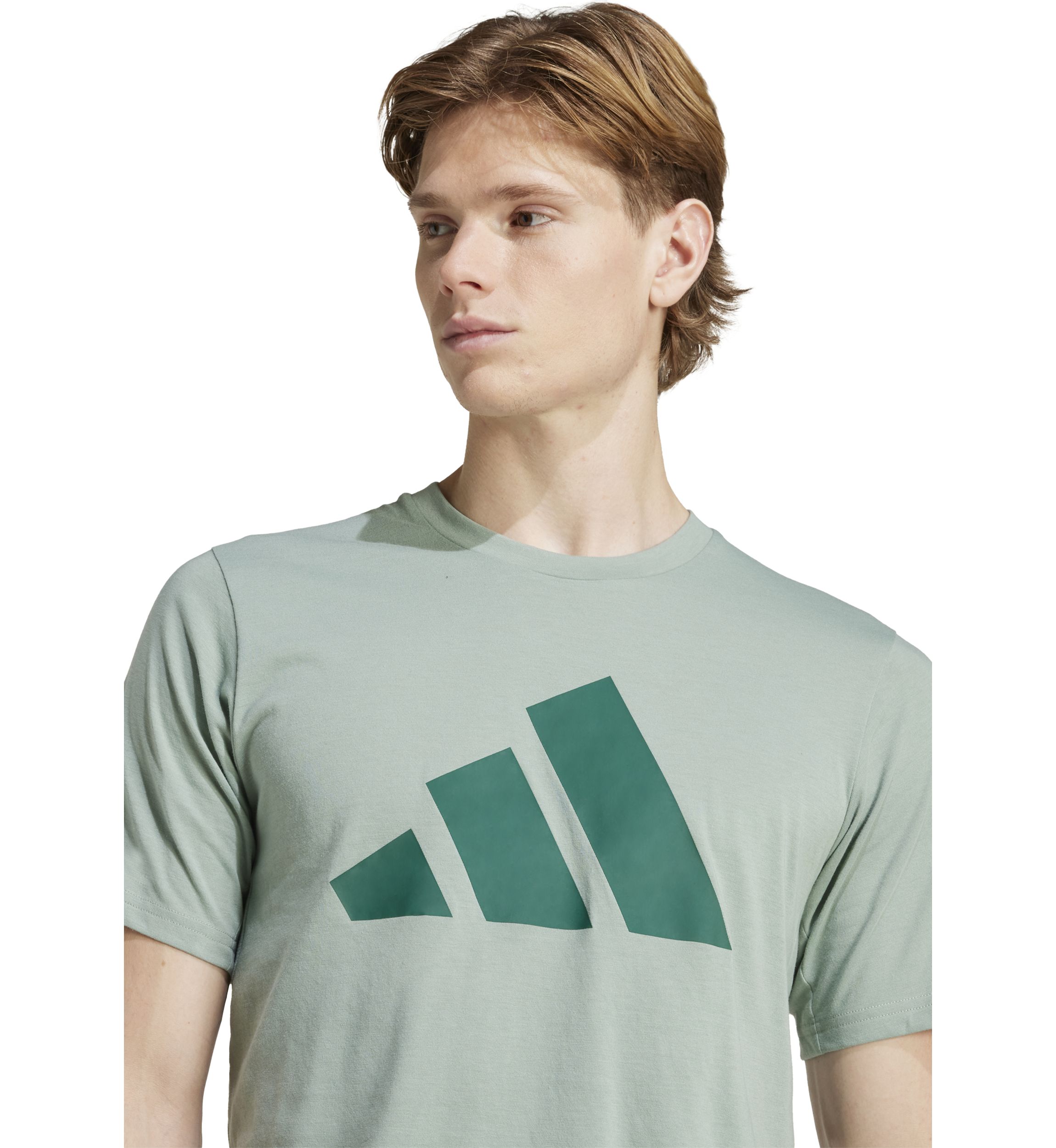 Three Stripe Logo Front Graphic T-Shirt