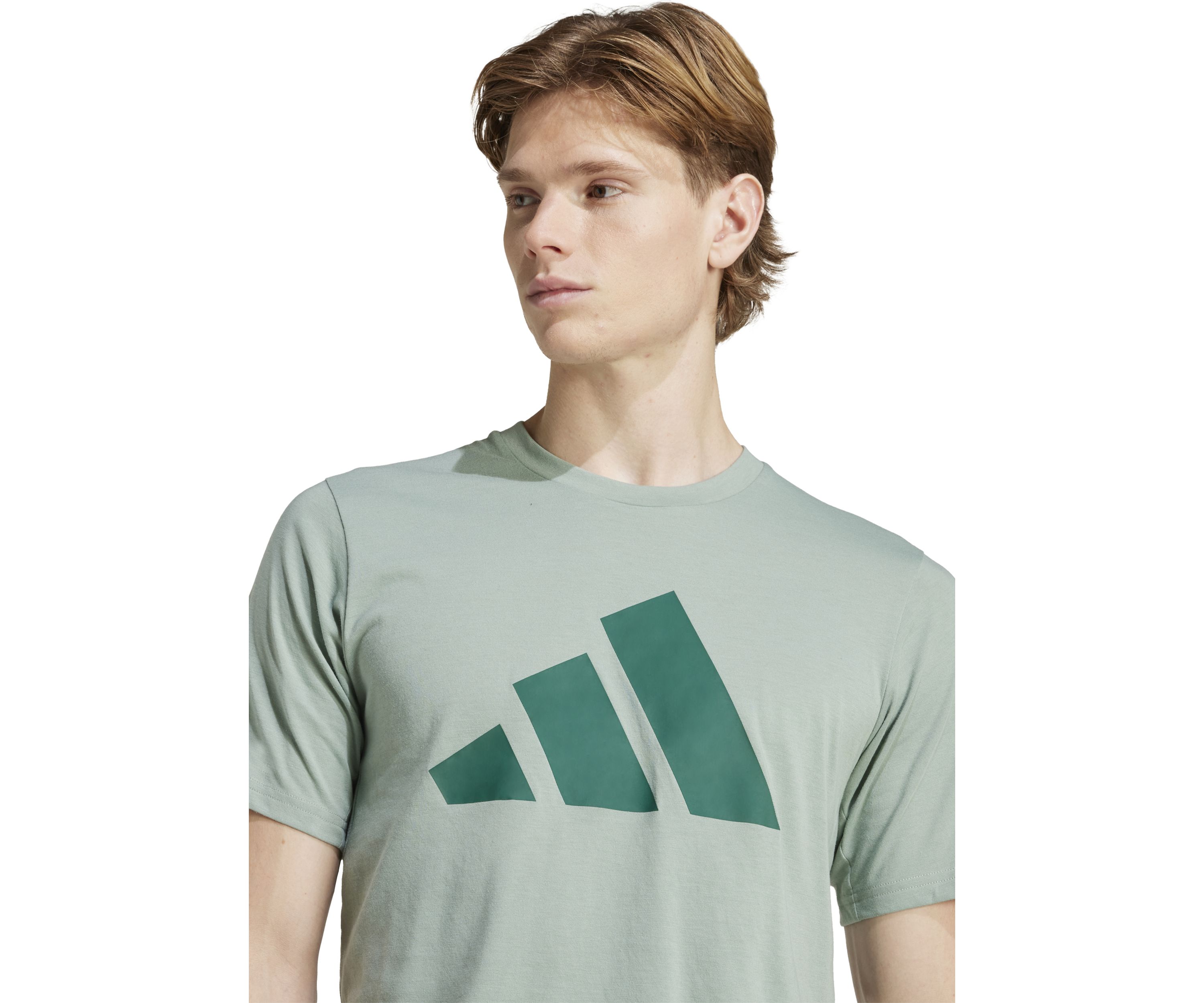 Three Stripe Logo Front Graphic T-Shirt